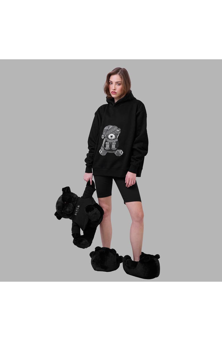 Blvck Paris Blvck Teddy Slippers, Alternate, color,
