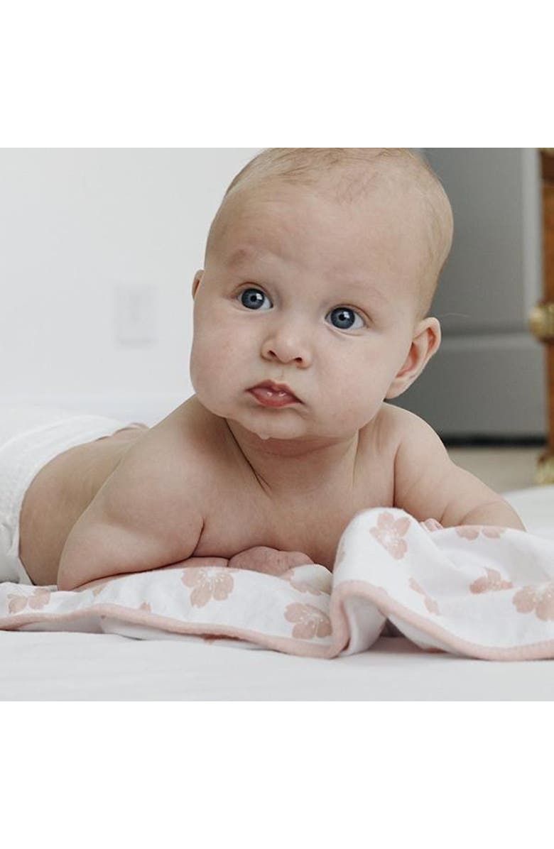 Ely's & Co. Waterproof Reversible Baby Burp Cloths 5 Piece Set, Alternate, color, Pink Combo