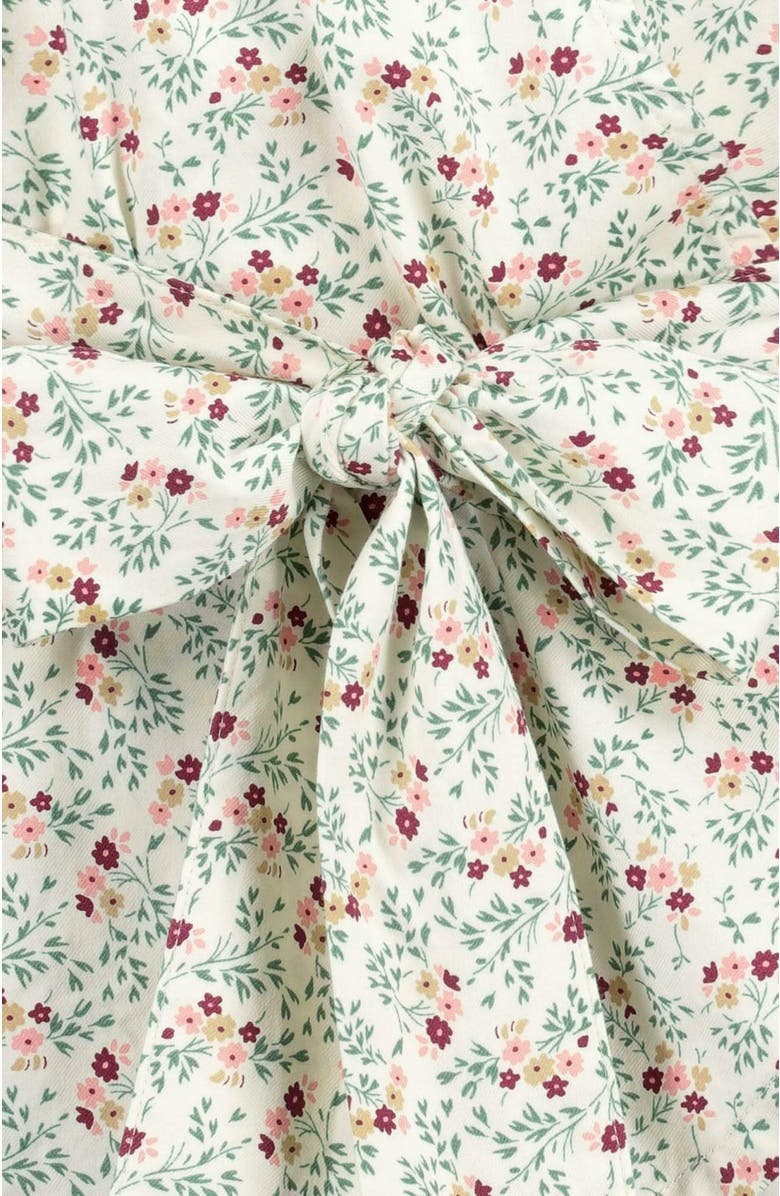 Hope & Henry Women's Organic Puff Sleeve Wrap Top, Alternate, color, 