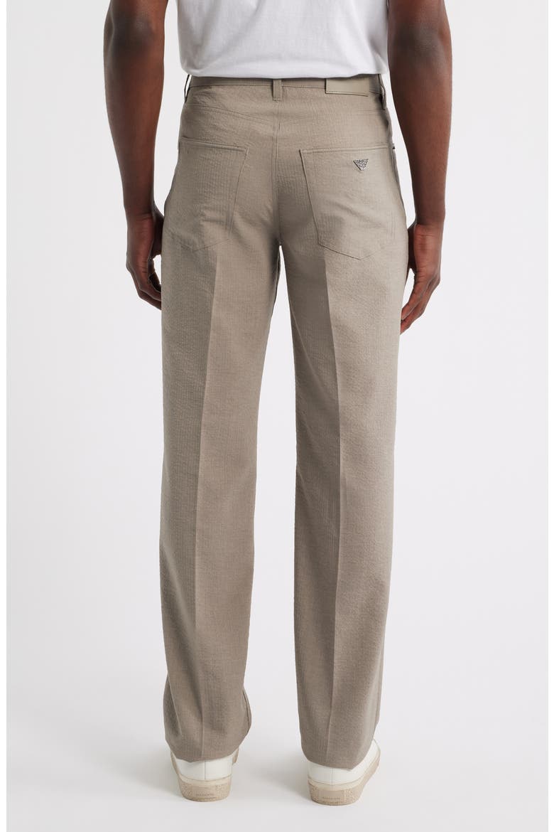 Five-Pocket Seersucker Pants, Alternate, color, SOLID MEDIUM BEIGE