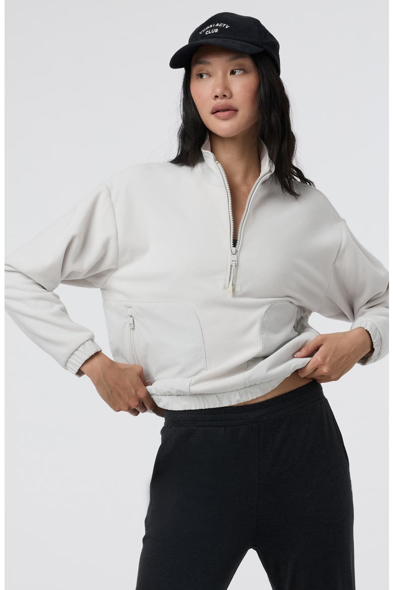 Water Resistant Half Zip Pullover, Alternate, color, SALT