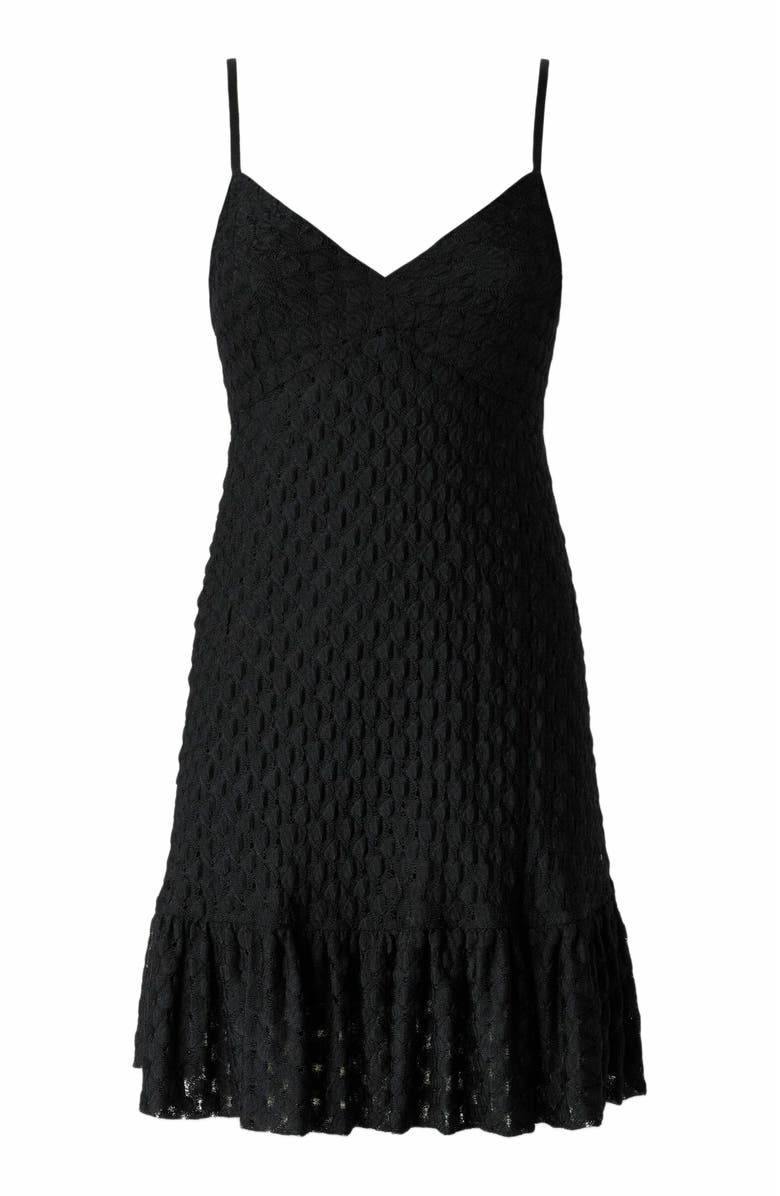 Missoni Sleeveless Mini Dress With Lace Tiered Skirt, Alternate, color, 