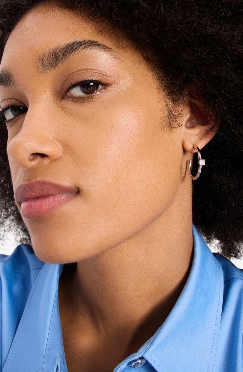 Kate Spade New York little luxuries hoop earrings, Alternate, color,