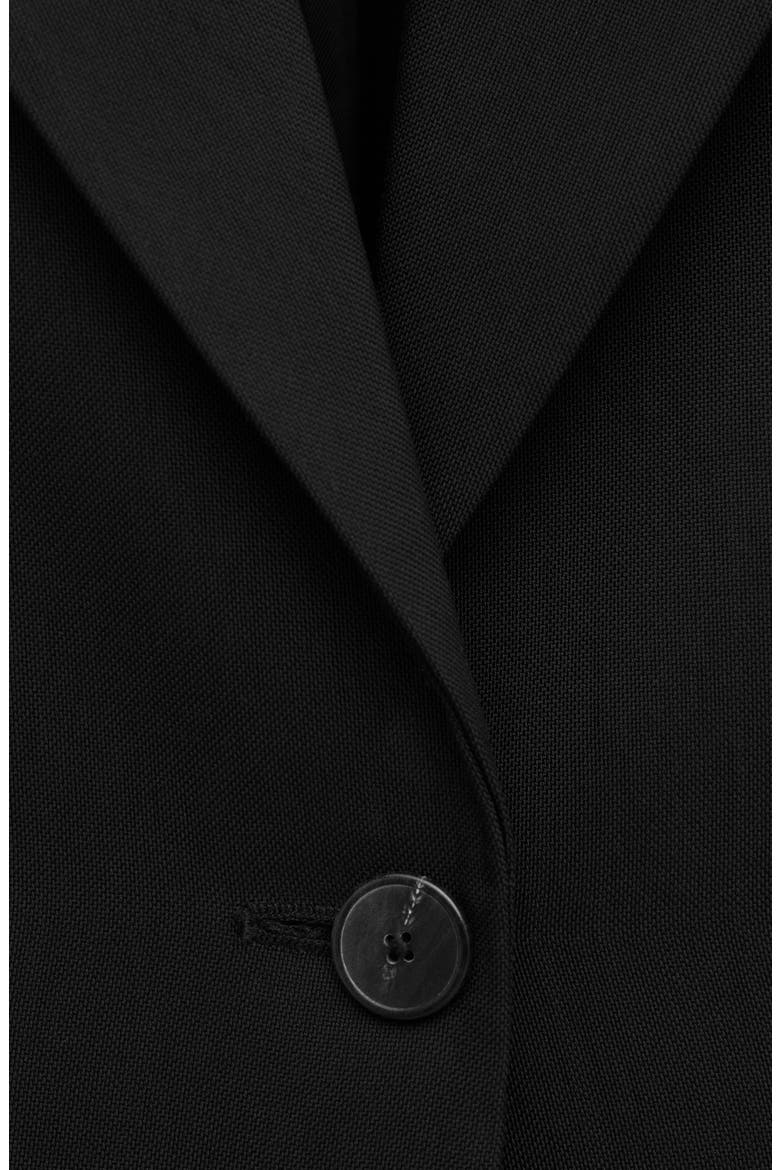 Fitted Jacket, Alternate, color, BLACK