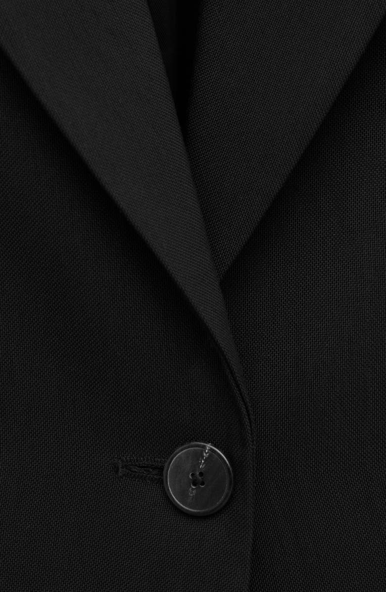 MANGO Fitted Jacket, Alternate, color, Black