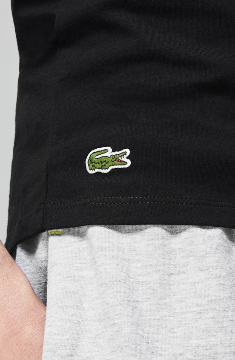 Lacoste 3-Pack Essential V-Neck T-Shirts, Alternate, color,
