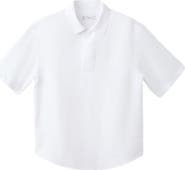 MANGO Solid Slub Linen Polo