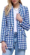 River Island Houndstooth Bouclé Blazer