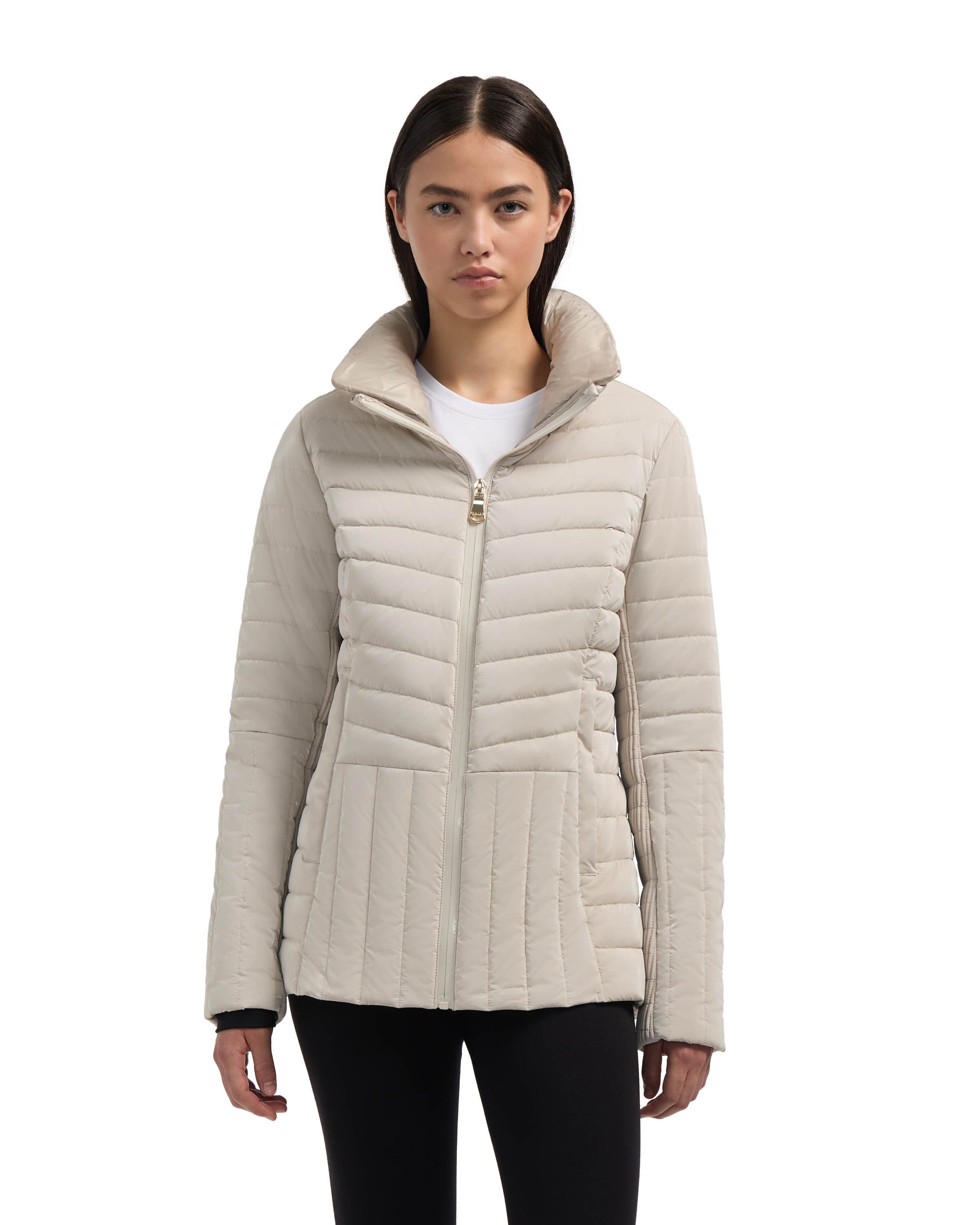 Aludra Channel Quilted Lightweight Puffer - image 3