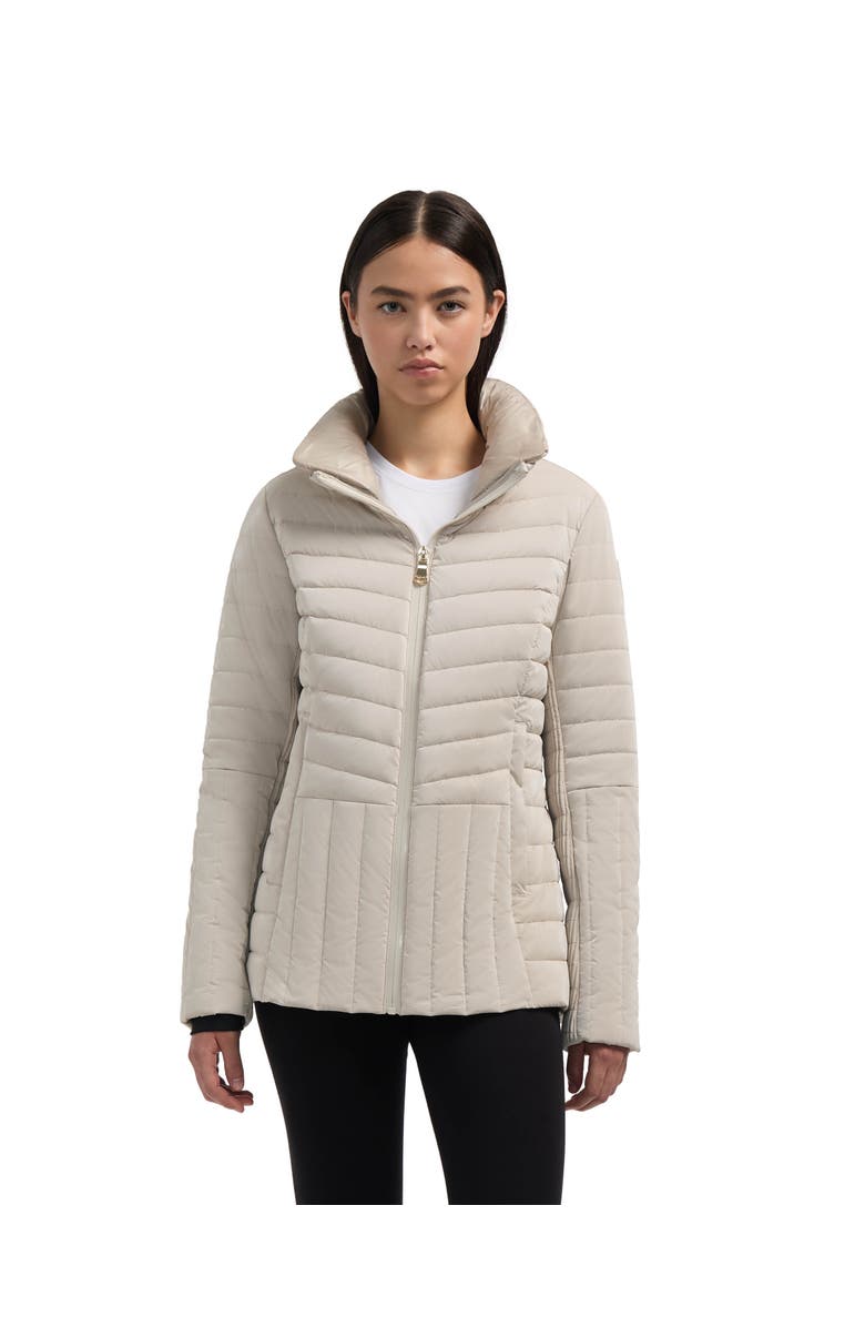 Pajar Aludra Channel Quilted Lightweight Puffer, Main, color, Champagne