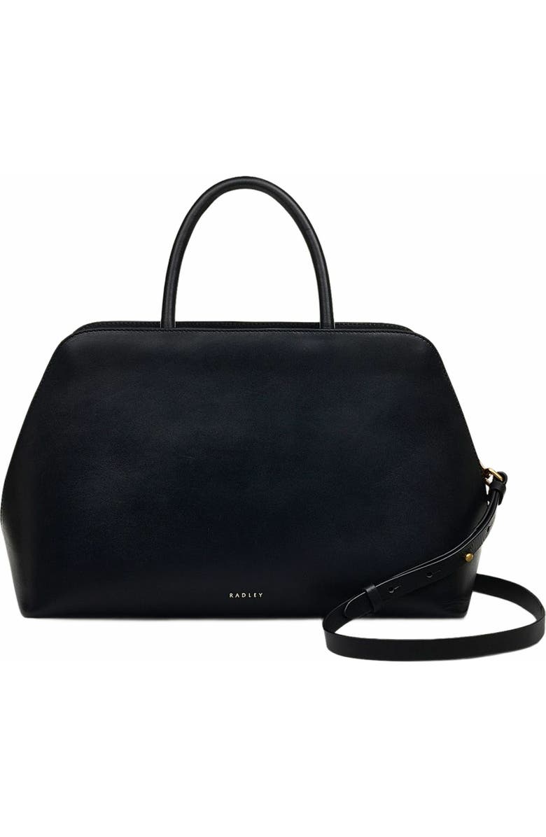 Radley Liverpool Street Medium Ziptop Satchel Bag, Main, color, Black