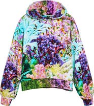 Desigual Printed Oversize Cotton Hoodie