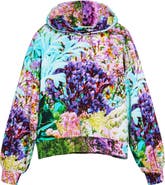 Desigual Printed Oversize Cotton Hoodie