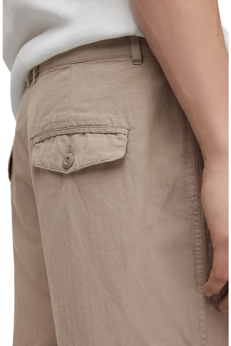 Archer Cotton & Linen Trousers, Alternate, color, BLEACHED KHAKI