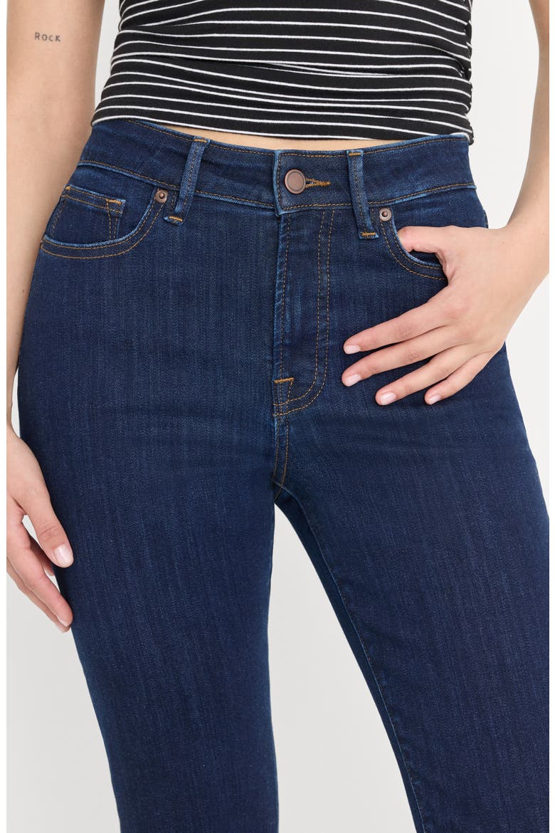 Good Petite High Waist Straight Leg Jeans, Alternate, color, INDIGO1153