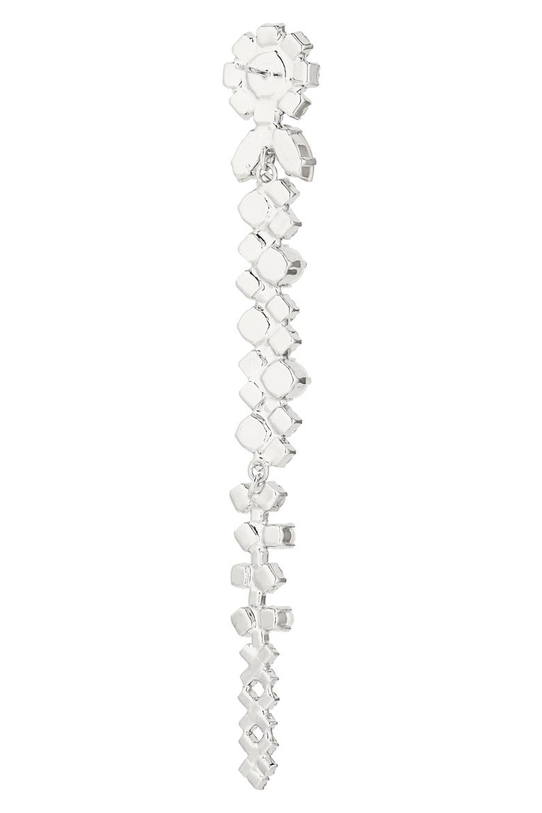 Drip Drop Earrings, Alternate, color, CRYSTAL/ PEARL