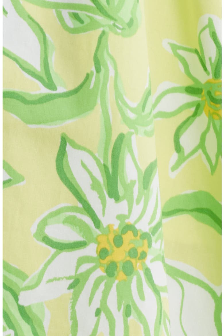 Cheri Floral Cotton Fit & Flare Minidress, Alternate, color, LIMONCELLO SUNBELIEVABLE