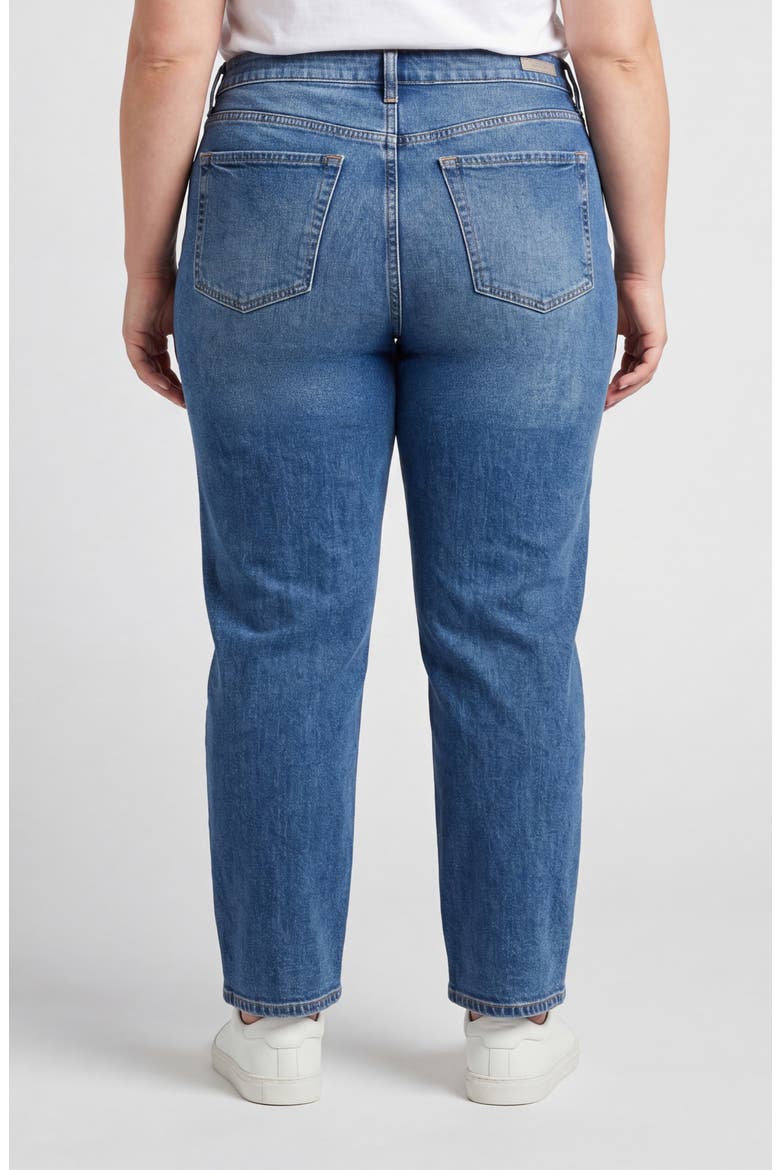 Maisie High Waist Straight Leg Jeans, Alternate, color, NOMAD BLUE