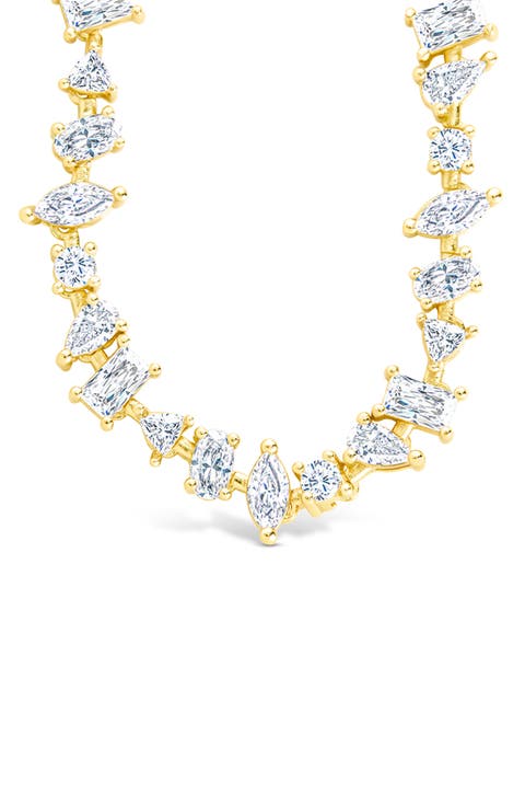 Ellery Cubic Zirconia Tennis Necklace