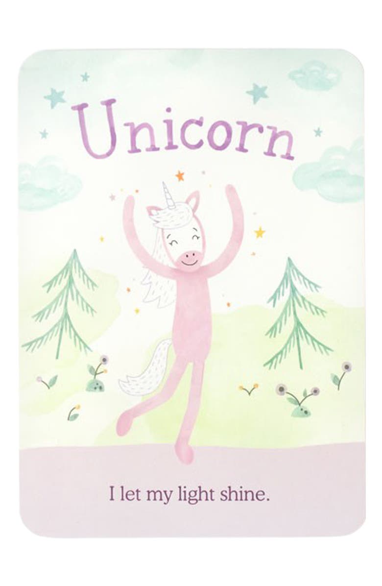 Slumberkins Unicorn Stuffed Animal & 'Unicorn' Board Book, Alternate, color, 