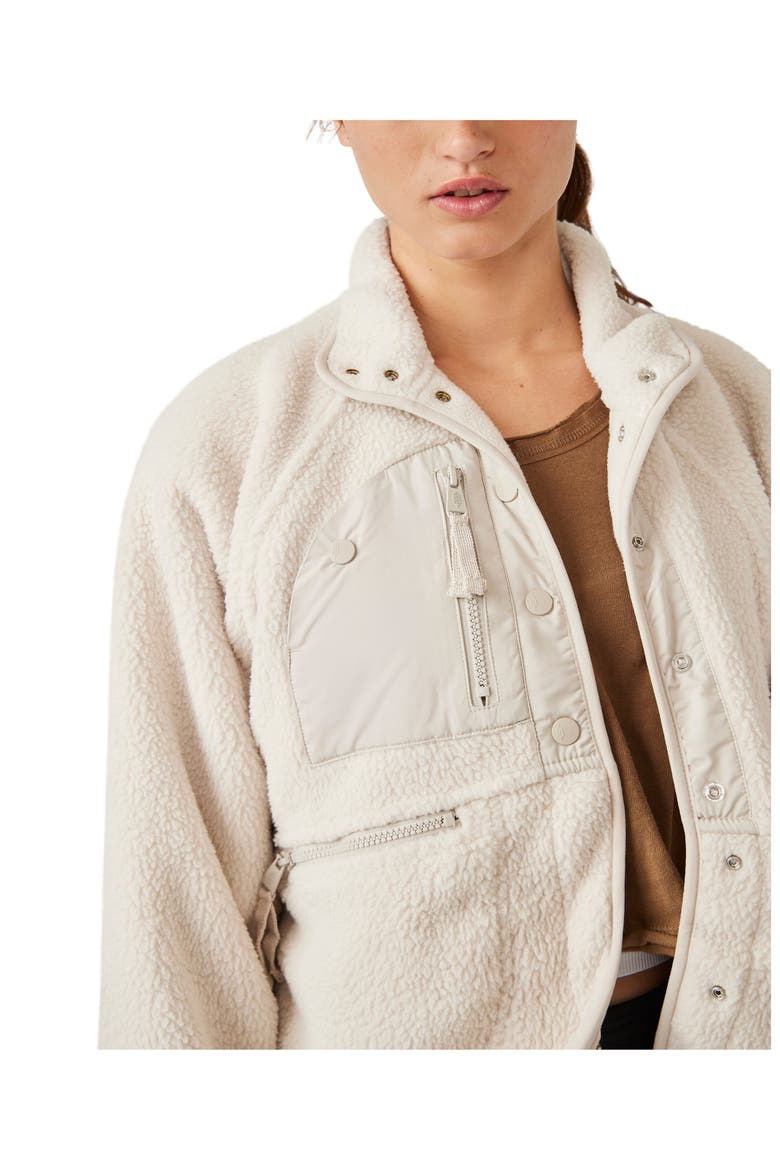 FP Movement Hit the Slopes Fleece Jacket, Alternate, color, MUTED BEIGE