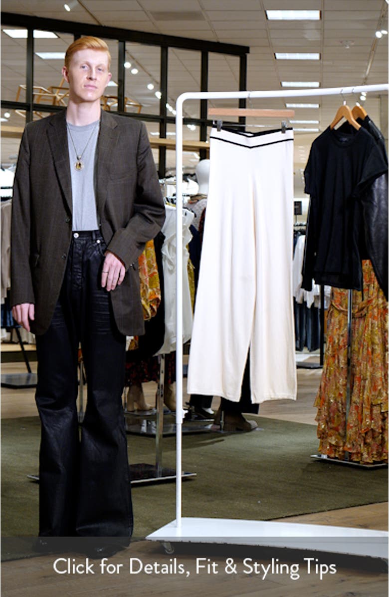 Straight Leg Knit Pants, sales video thumbnail