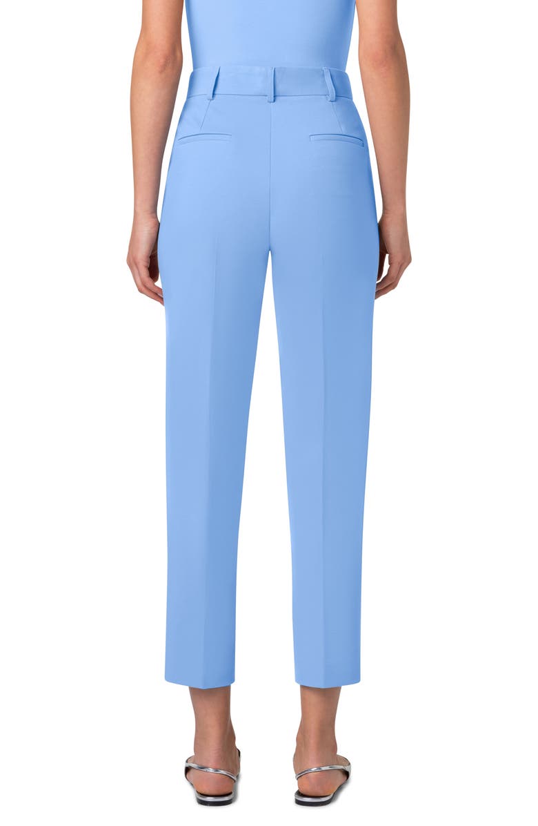 Akris punto Ferry Pintuck Signature Jersey Pants, Alternate, color, Sky