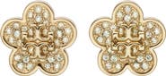 Tory Burch Forget Me Not Pavé Stud Earrings
