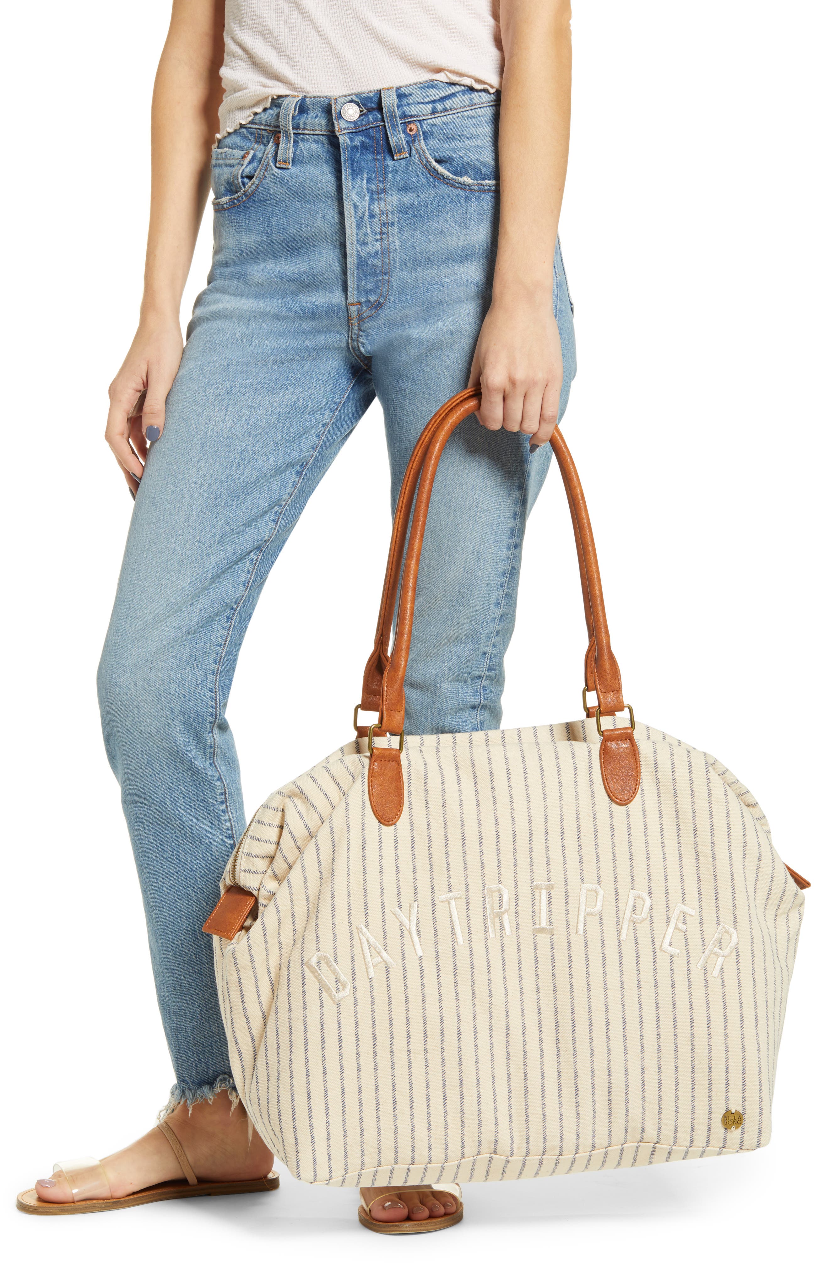 Bali Bliss Weekend Duffle, Alternate, color, WHISPER