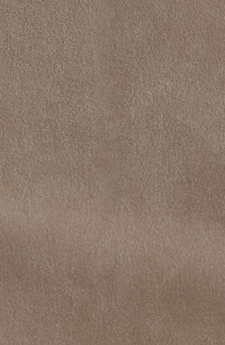 BCBG Sleeveless Faux Suede Minidress, Alternate, color,