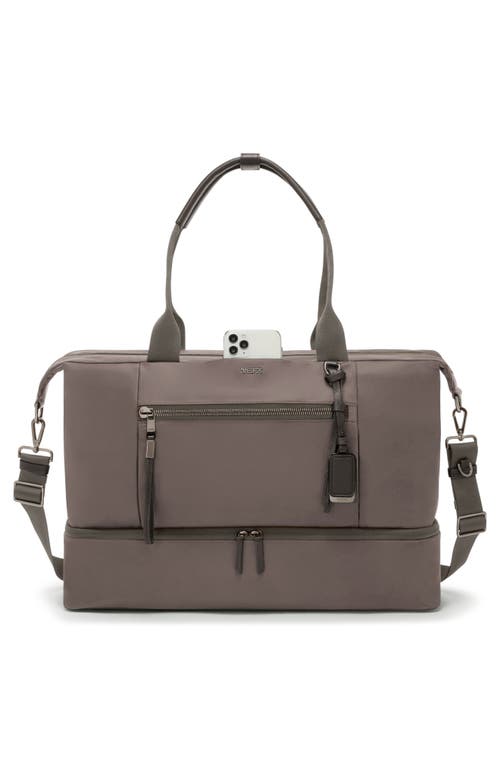 Tumi Voyageur Contine Nylon Weekend Bag In Brown