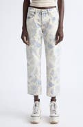 R13 Floral Boyfriend Jeans