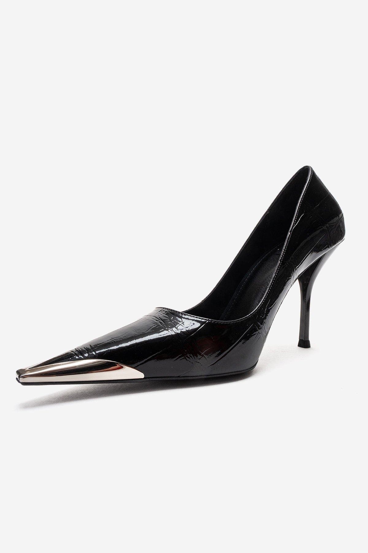 Prologue Shoes Alvena Stiletto Pump, Alternate, color, Black Print
