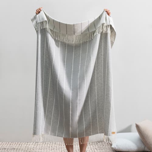 Lands Downunder Fiji Stripe Throw In Gray
