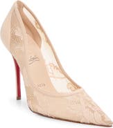 Christian Louboutin Miss Z Pointy Toe Lace Pump