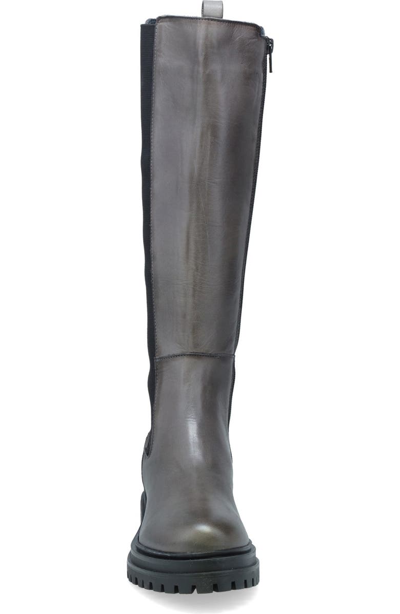 Miz Mooz Loren Knee High Boot, Alternate, color, Graphite Antique Bur