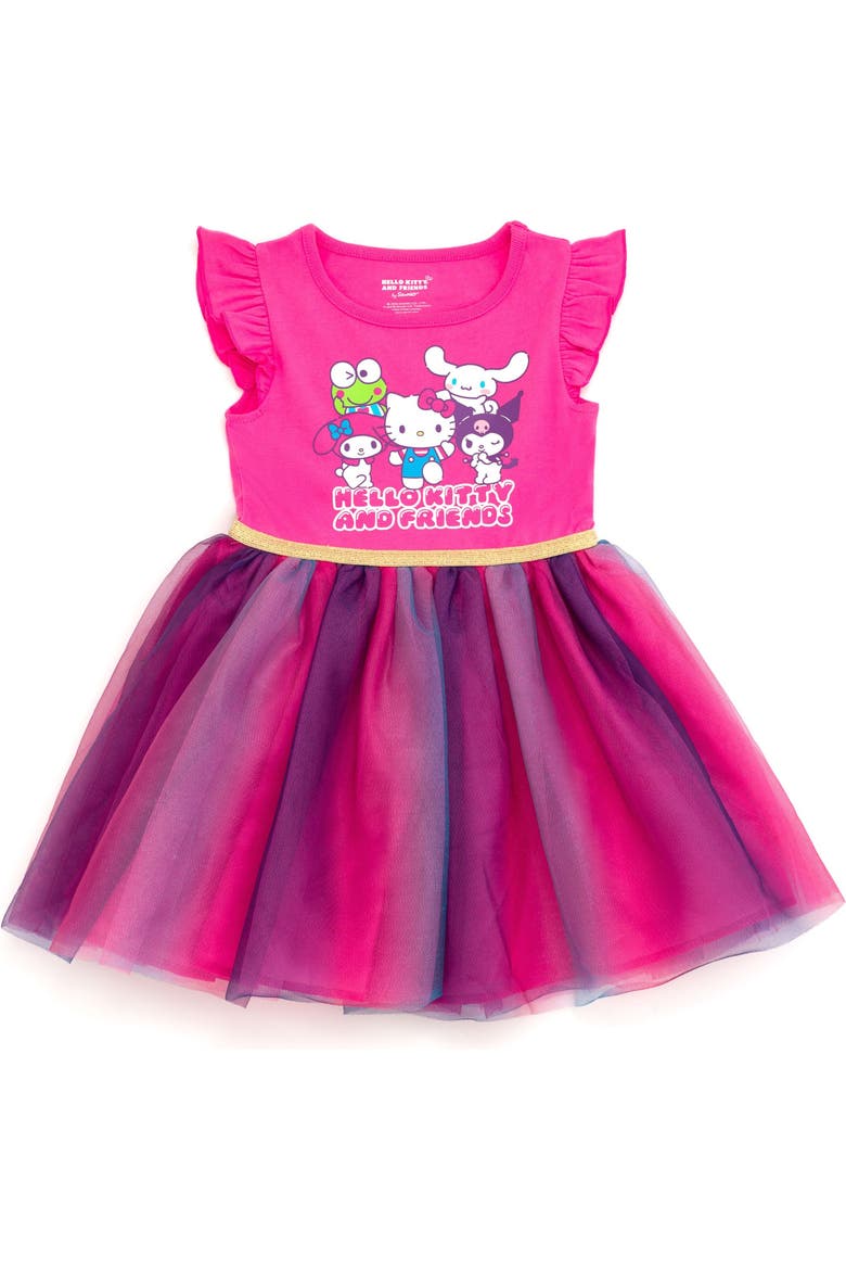 Sleeveless Tutu Dress, Main, color, Hello Kitty Friends