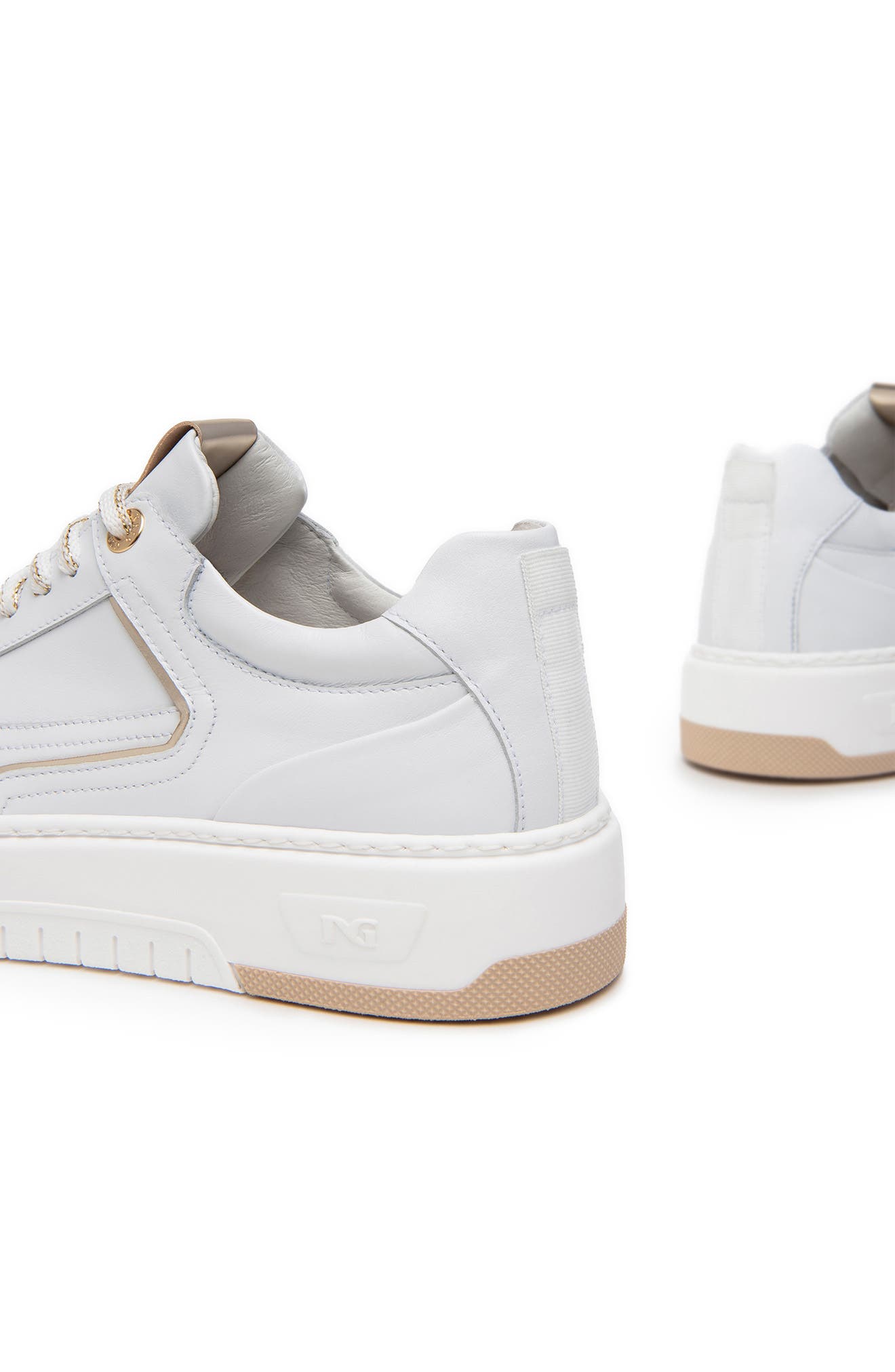 NeroGiardini Clean Retro Sneaker, Alternate, color, White