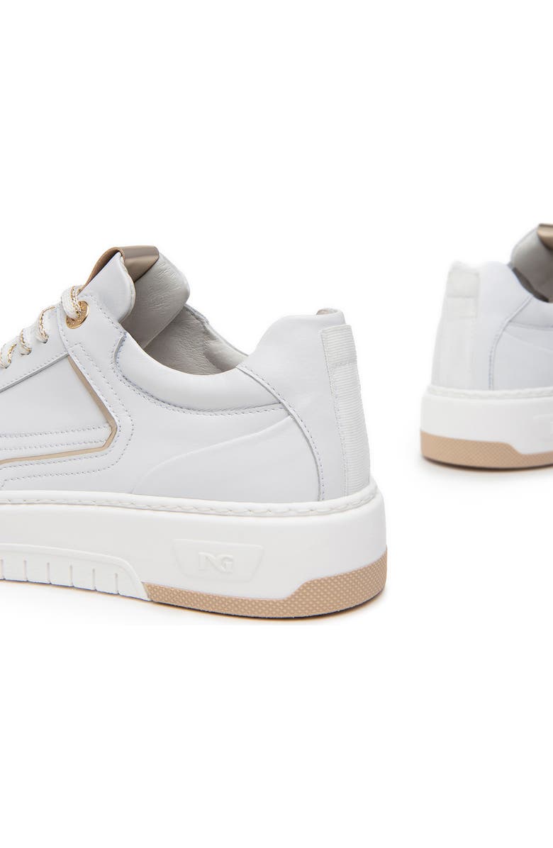 NeroGiardini Clean Retro Sneaker, Alternate, color, White