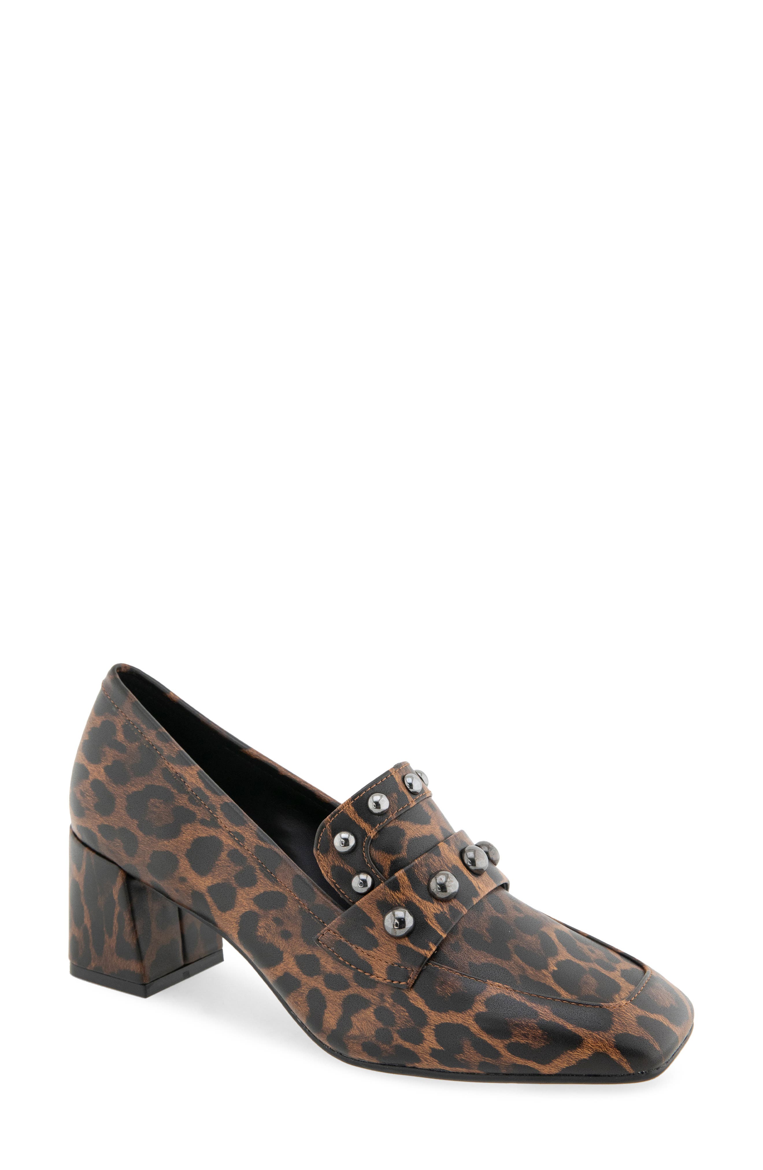  Leopard Print Faux Leather