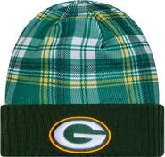 New Era Men's New Era  Green Green Bay Packers Sideline Statement Cuffed Knit Hat