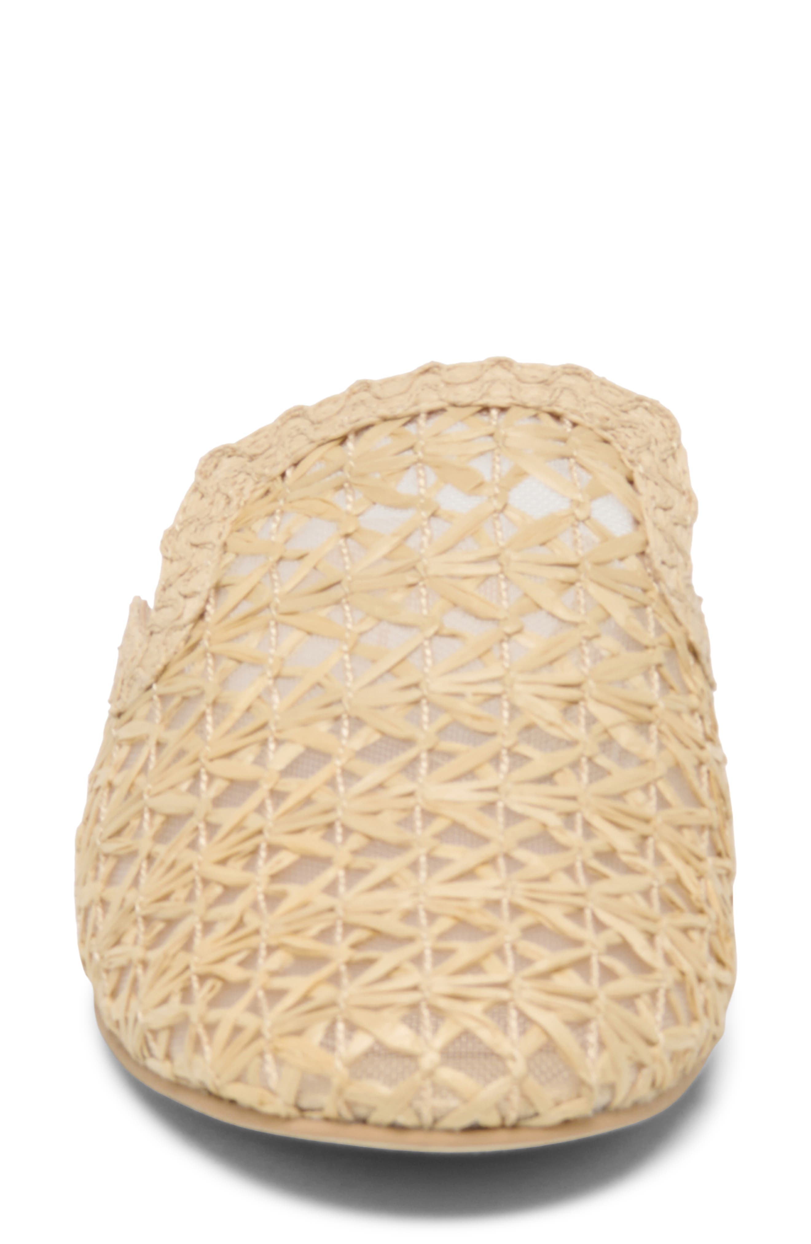 Kirt Mule, Alternate, color, NATURAL CROSS HATCH RAFFIA
