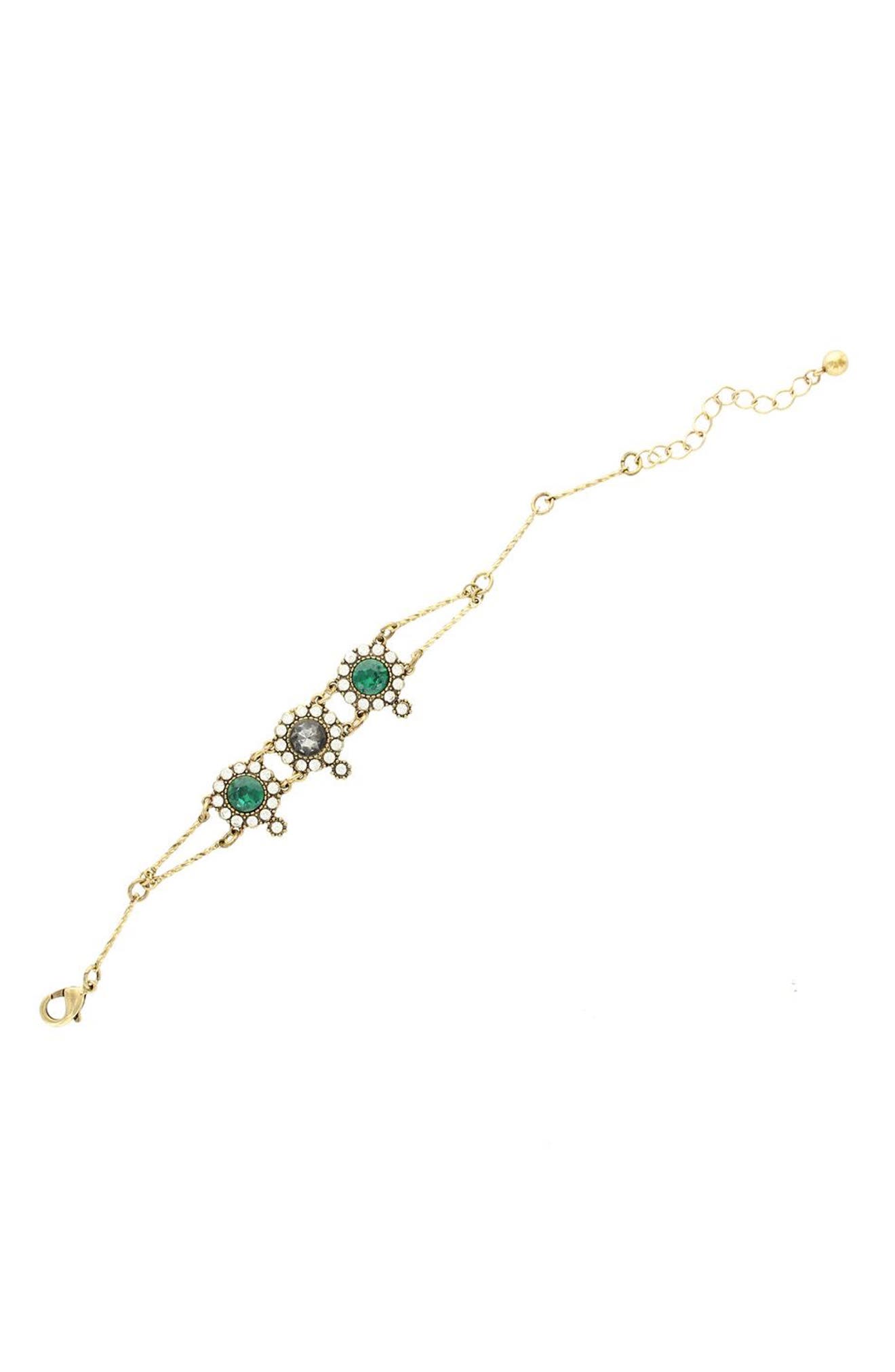 selected BURNISHED GOLD / EMERALD