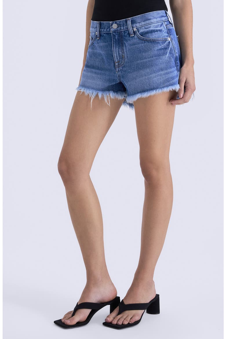 Gigi Cutoff Denim Shorts, Alternate, color, DOWNTOWN