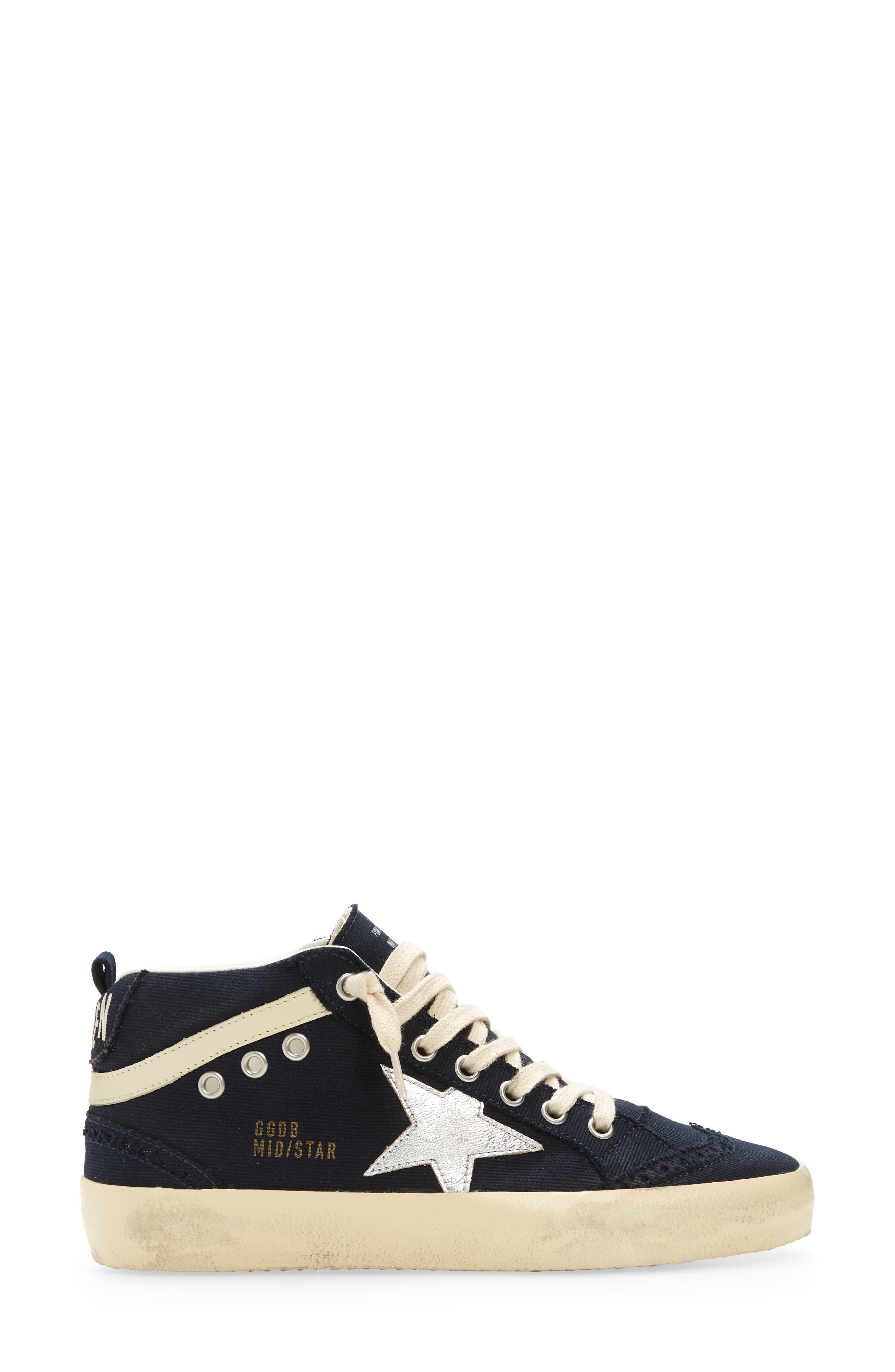 Golden Goose Mid Star Sneaker, Alternate, color, 