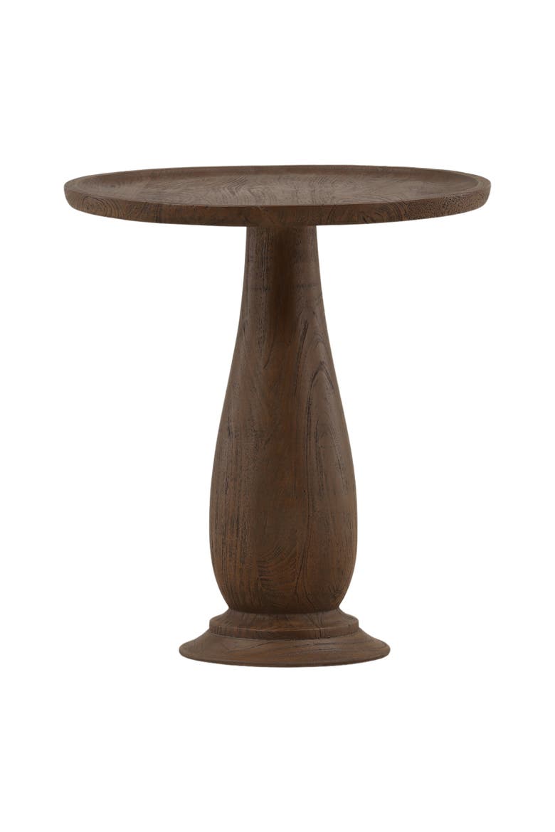 Nolan Mango Wood Side Table, Main, color, Brown