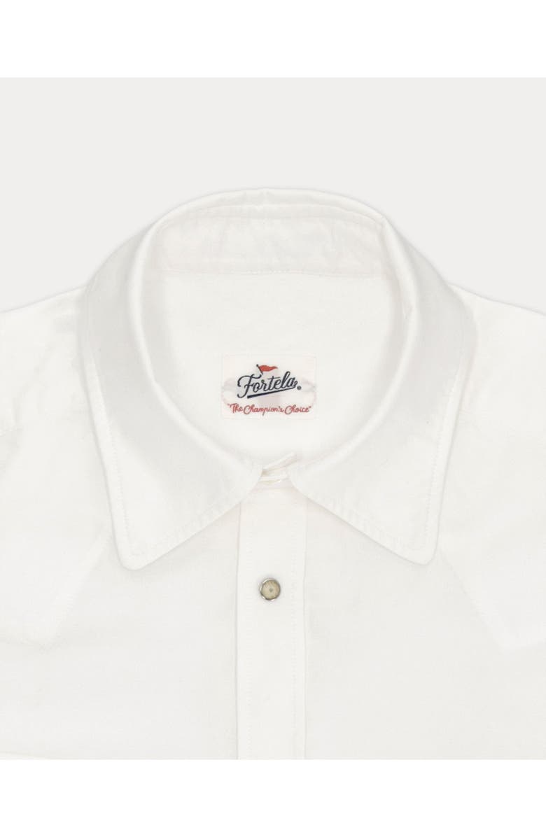 Fortela Tex Texan Cotton Shirt, Alternate, color, White