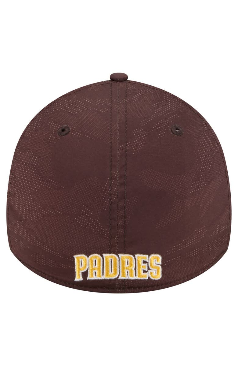 New Era Men's New Era Brown San Diego Padres Tonal Camo 39THIRTY Flex Hat, Alternate, color, Brown