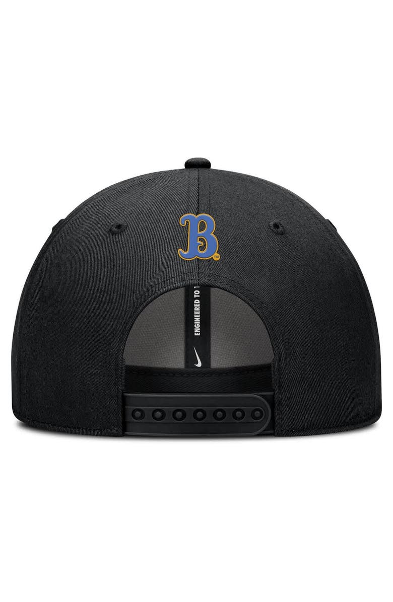 Nike Men's Nike Black UCLA Bruins Rise Practice Adjustable Hat, Alternate, color,