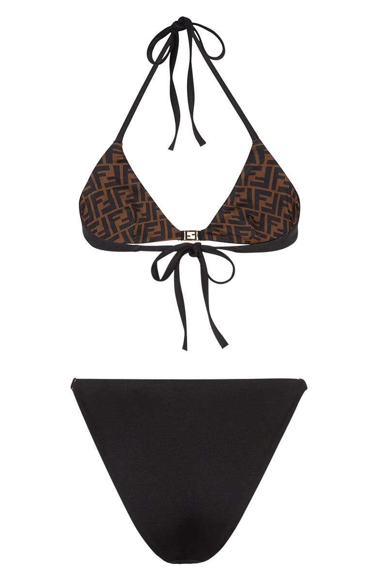 Fendi Reversible Two-Piece Swimsuit, Alternate, color, 